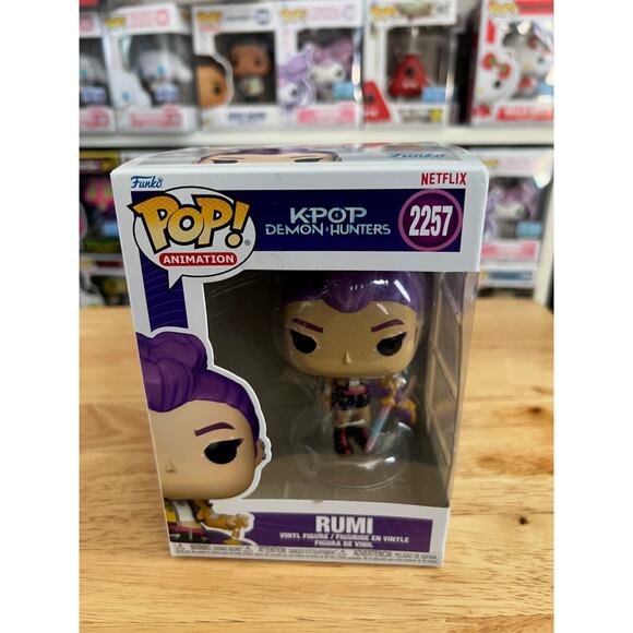 NEW IN HAND AUTHENTIC Rumi K-Pop Demon Hunters Funko Pop #2257 Huntr/X Animation - Picture 1 of 6